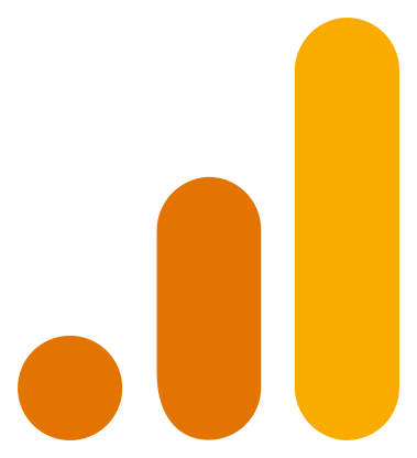 Logo van Google Analytics